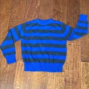 Boys Striped Crewneck Sweater